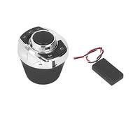Qudinip Bouton de Commande au Volant sans Fil Universel avec Rétroéclairage pour Une Conduite Sûre et Une Gestion Multimédia Noir Argent