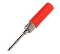 Qudinip Broches de Sonde de Test, 10 Pièces, Aiguilles de Perçage D'isolation Légères et Durables pour Outils de Test de Multimètre Automobile (Rouge)