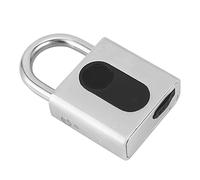 Qudinip Cadenas Intelligent à Empreintes Digitales avec connectivité Bluetooth pour une Utilisation Antivol dans la Salle de Sport, le Stockage et les Voyages - Alliage de Zinc étanche et Durable, 1
