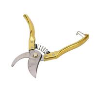 Qudinip Cisaille à Cliquet Ergonomique, Haute dureté, Robuste, économie D'énergie pour Jardin et Verger, Acier à Haute Teneur en Carbone, 210mm