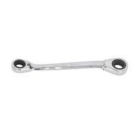 Qudinip liquet à Double extrémité, 72 Dents, Conception Antidérapante, pour Réparation Automobile et Garage Domestique, Acier au Chrome Vanadium, 1 unité