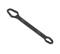 Qudinip ouble extrémité Multifonctionnelle 8 Mm-22 Mm Outil de Serrage Automatique de Haute dureté pour la Réparation de Voitures et de Vélos en Acier au Chrome Vanadium 1 unité (Noir)