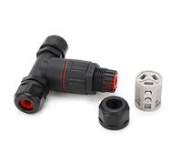 Qudinip Connecteur de Fil étanche IP68, Ignifuge, pour Lumières Sous-marines de Jardin, Câble 6-12mm PA66