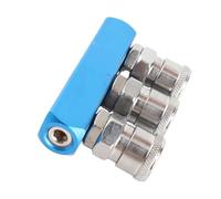 Qudinip Connecteur Rapide de Compresseur D'air, Coupleur Rapide Durable de Type C pour Outils Pneumatiques, Construction en Alliage D'aluminium, 1 Pièce