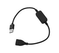 Qudinip Contrôleur de Lumière Compact à Variateur USB Bluetooth pour un éclairage Monochrome Personnalisable à la Maison, classé IP44, 1 unité (Noire)