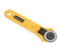 Qudinip Cutter Rotatif pour une Coupe sans Couture du Tissu et du Cuir, Design Ergonomique, Lame en Acier Inoxydable, Parfait pour le Matelassage et les Travaux Manuels - 1 X 45 Mm (28mm)