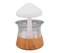 Qudinip Diffuseur D'arôme Mignon D'humidificateur de Nuage de Pluie avec la Lumière LED Colorée pour la Relaxation de Chambre à Coucher capacité de 300ml