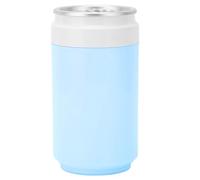 Qudinip Diffuseur D'humidificateur de Voiture USB, Vaporisateur D'huile Essentielle Personnel Ultra Silencieux avec Lumières LED pour Voyage, Bureau et Maison, 260ml (Bleue)