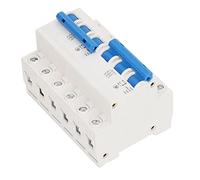 Qudinip Disjoncteur Double Puissance, Micro Verrouillage Fiable, Commutateur de Transfert Manuel 3P + 3P pour Systèmes Solaires et éoliens, AC400V (Il a poignardé)