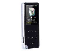 Qudinip Enregistreur Vocal Numérique M25, Mini Taille Portable, Lecteur MP3 MP4 Multifonction pour la Marche, la Course à Pied, avec Bluetooth (8 Go)