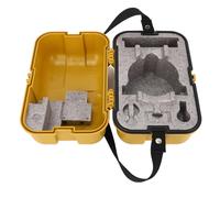 Qudinip Étui pour Instruments de Nivellement, Solution de Rangement en Plastique Jaune Robuste pour équipement D'arpentage, 1 unité