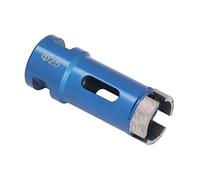 Qudinip Foret Diamant M14 Ouvre-trou fritté pour Marbre Granit Céramique 68mm Bleu 1 unité (25mm)