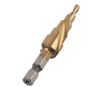 Qudinip Foret étagé en Acier Rapide pour le Perçage du Bois avec Poignée Hexagonale, Outil Polyvalent de 4 à 32mm (4mm ~ 12mm)