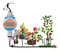 Qudinip G1-1/4 DN32 Minuterie D'arrosage Contrôleur Intelligent Système D'irrigation Automatique pour Serre Balcon Fleur, Matériau Pom Durable