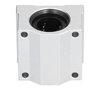 Qudinip Glissières à Roulement à Billes Linéaires SCS12UU en Alliage D'aluminium, Forte capacité de Charge pour équipement électronique/tiges de Guidage, Diamètre 20 Mm, 1 Pièce