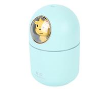 Qudinip Humidificateur Diffuseur D'arôme, Mini Alimentation USB, capacité de 300ml, Arrêt Automatique, pour Maison, Bureau, Chambre à Coucher (Vache bleue)