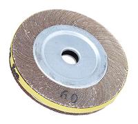 Qudinip Jeu de Disques de Polissage pour Meule à Haute efficacité pour la Finition des Tubes en Acier Inoxydable, Diamètre 170 Mm, Options Grains 60 et 80 (60 yeux)