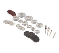 Qudinip Jeu de Meules de Coupe 65 Pièces pour la Coupe de Haute Précision du Métal et du Verre avec Lames HSS et Résine pour les Amateurs et les Professionnels du Bricolage