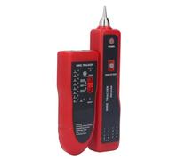 Qudinip Kit Récepteur de Traceur de Fil, Testeur de Câble Réseau Professionnel pour la Recherche de Ligne et la Correspondance avec un Casque, Idéal pour les Techniciens, Matériau ABS Durable