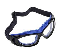 Qudinip Lunettes de Sport Lunettes de Protection Confortables avec Bandeau Réglable pour Basket-ball Football et Golf 1 Paire (Noir Bleu)