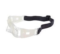 Qudinip Lunettes de Sport Résistantes aux Chocs pour la Protection des Yeux et la Défense UV avec Ajustement Réglable pour le Basket-ball et le Football (Blanche)