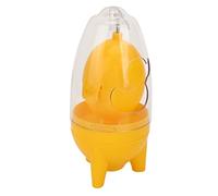 Qudinip Mélangeur Portable pour la Fabrication D'œufs Dorés, avec Tampon en Silicone, Facile à Utiliser pour la Cuisine Domestique, 76x76x170mm (Jaune)