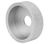Qudinip Meule Diamantée Brasée, Outil de Meulage Plat Efficace pour Pierre, Marbre et Céramique, Diamètre 7,3 Cm, Idéale pour une Utilisation Sèche et Humide (Meule plane 3.0)