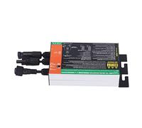 Qudinip Micro-onduleur lié au Réseau, Générateur d'onde Sinusoïdale Pure MPPT Haute efficacité pour Petits Systèmes Solaires en Alliage D'aluminium 1 unité (500W)