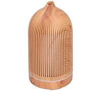 Qudinip Mini Humidificateur de 200 Ml avec Veilleuse et Diffuseur D'arôme pour la Maison et le Bureau, Conception de Grain de Bois Clair
