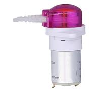 Qudinip Mini Pompe Péristaltique Auto-amorçante, Micro Pompe pour Dosage de Liquide, Irrigation, Tube en Silicone Transparent 5000 Tr/min (DC12V)