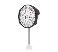 Qudinip Mouvement à Quartz en Alliage SL25, Pièces de Rechange Durables, 3 Aiguilles, Jour, Date, Calendrier, Mouvement pour la Réparation de Montres, 0,7 Pouces