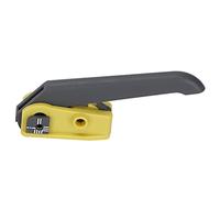 Qudinip Pince à Dénuder Ergonomique et Durable à Double Lame pour Câble à Fibre Optique de Diamètre ≤ 25 Mm en Jaune Gris (#1)