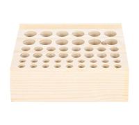 Qudinip Porte-Outil de Réparation de Montre en Bois, Conception à 46 Trous pour Organiser Les Outils D'horloger, Maintient la Table de Réparation Propre, Parfait pour Un Usage Domestique et