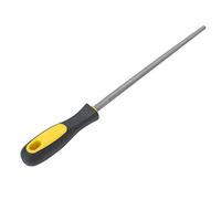 Qudinip Râpe à Lime Ronde en Acier de 10 Pouces, Outil Durable pour les Projets en Métal et en Cuir, Parfait pour les Garages et les Ateliers (Lime ronde à dents grossières de 10 pouces avec)