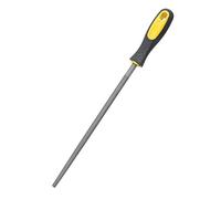 Qudinip Râpe à Lime Ronde en Acier de 10 Pouces, Outil Durable pour les Projets en Métal et en Cuir, Parfait pour les Garages et les Ateliers (Lime ronde à dents fines de 10 pouces avec)
