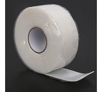 Qudinip Ruban étanche pour Réparation de Tuyaux, Forte Adhérence et flexibilité, 2,5 Cm X Rouge/blanc pour Tuyaux en PVC, PPR et Métal (Blanche)