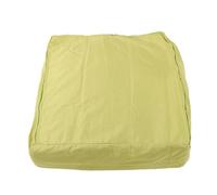 Qudinip Sac de Rangement en Tissu Foursquare, Housse de Pouf Polyvalente et élégante pour la Décoration de la Maison, 60x60x20cm (Verte)