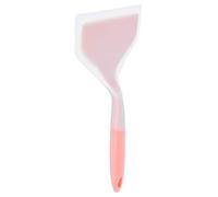 Qudinip Spatule en Silicone Antiadhésive, Ustensile de Cuisine Résistant à la Chaleur pour Steak de Pizza Tamagoyaki 25,5 X 12 Cm (Orange)