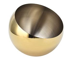 Qudinip Sucrier Oblique en Acier Inoxydable, Joli Pot à Condiments brossé pour Servir des Sauces et des épices, Idéal pour la Cuisine en Acier 304 (Grande taille)