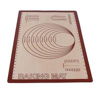 Qudinip Tapis de Cuisson en Silicone pour Pétrir la Pâte, Antiadhésif, étanche, 60x40cm, pour la Cuisine Domestique