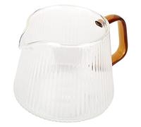 Qudinip Tasse à café à Haute Teneur en Borosilicate avec Poignée, Design épais Transparent pour la Maison et le café, Légère et élégante, 1 X Tasse (500 ml)