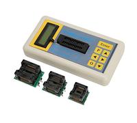 Qudinip Testeur IC Testeur IC de Transistor Numérique Professionnel avec Matériau ABS pour la Maintenance électronique (Machine hôte et 3 bancs d'essai Sop)