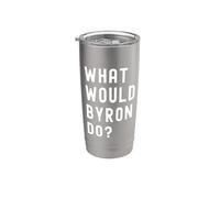 Que Ferait Byron? Gobelet isotherme en acier inoxydable double paroi