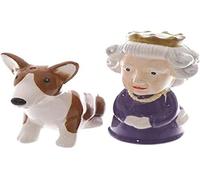 Queen and Corgi Salt and Pepper Set