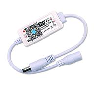 Queen.Y Wifi Intelligent RGB Led Bande Lumière Contrôleur Couleur Unique Led Contrôleur Wifi 12-24V 96W Led Bande Lumineuse Télécommande Support Commande Vocale