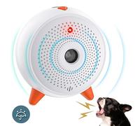 QueenMew Anti Aboiement, Dispositifs à Anti Aboiement Chien Ultrason, Automatique Boitier Anti-Aboiement Chien, Repulsif Ultrasons Rechargeable et étanche avec 33ft, pour Les Petits et Grands Chiens