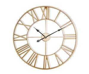 Queensway Horloge murale cadre métallique silencieuse Ø 76 cm