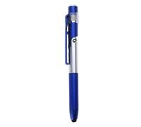 QUEENYARD Stylo à bille avec lumière LED multifonction, support pliable, fournitures pour l'école, le bureau, les étudiants, la lecture de nuit