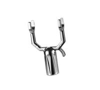 QUEENYARD Tête de fourche à vêtements en alliage d'aluminium pour tringle à vêtements - Crochet utilitaire de rechange pour la maison et le dortoir