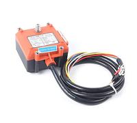 Queeucaer Télécommande sans fil pour grue - Émetteur et récepteur - Mini treuil - Télécommande sans fil - Pour palan industriel, grue de course (+ récepteur CC 24 V)